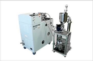 Multi-tube heat exchanger unit for high-viscosity raw materials