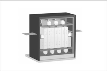 非接触型熱風乾燥炉